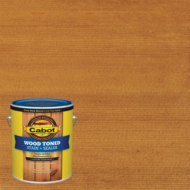 CABOT - Cabot Wood Toned Low VOC Transparent Heartwood Oil-Based Deck and Siding Stain 1 gal - Case of 4