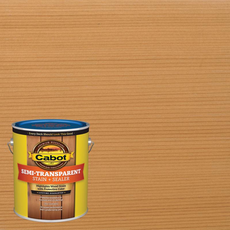 CABOT - Cabot Semi-Transparent Low VOC Semi-Transparent New Cedar Oil-Based Stain and Sealer 1 gal - Case of 4