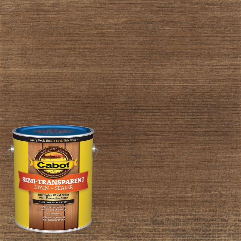 CABOT - Cabot Semi-Transparent Low VOC Semi-Transparent Cordovan Leather Oil-Based Stain and Sealer 1 gal - Case of 4