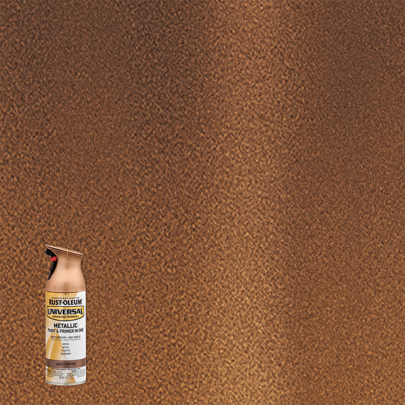 RUST-OLEUM - Rust-Oleum Universal Aged Copper Metallic Spray Paint 11 oz