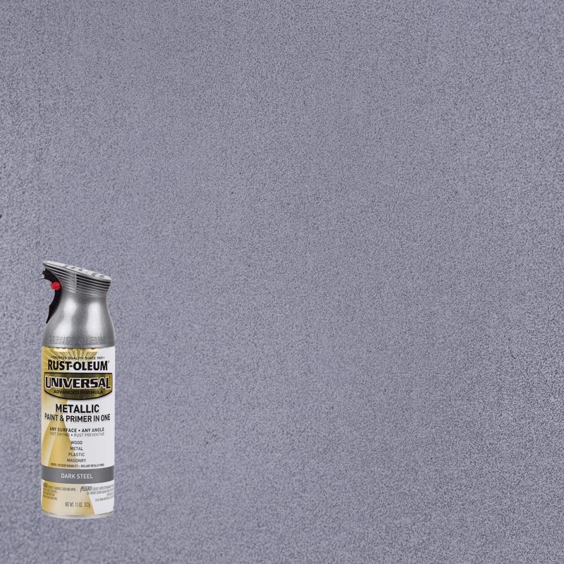 RUST-OLEUM - Rust-Oleum Universal Dark Steel Metallic Spray Paint 11 oz