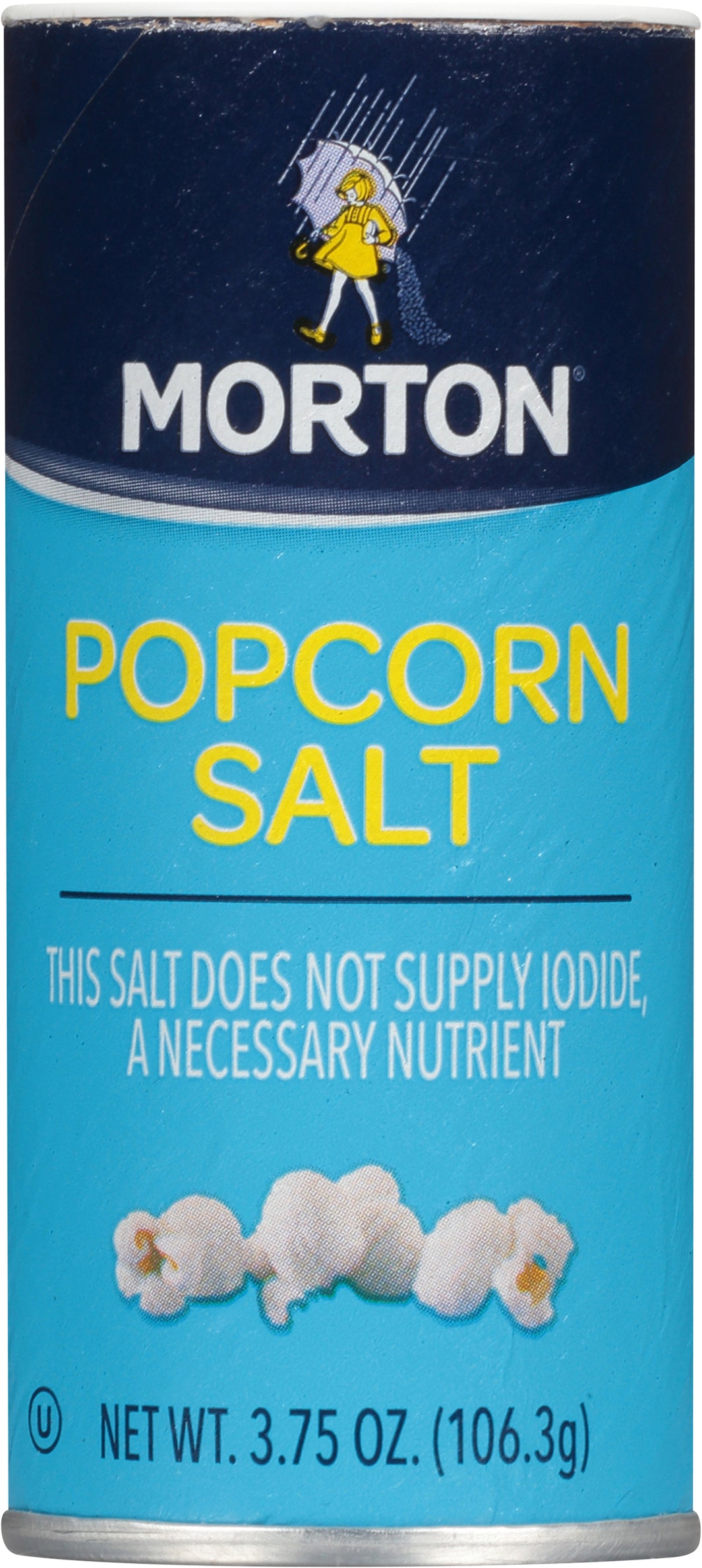 Morton Popcorn Salt 3.75 oz - Case of 12