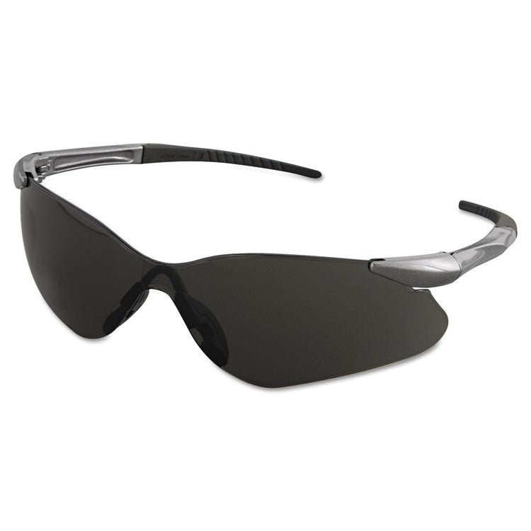 KleenGuard - Nemesis VL Safety Glasses, Gunmetal Frame, Smoke Uncoated Lens