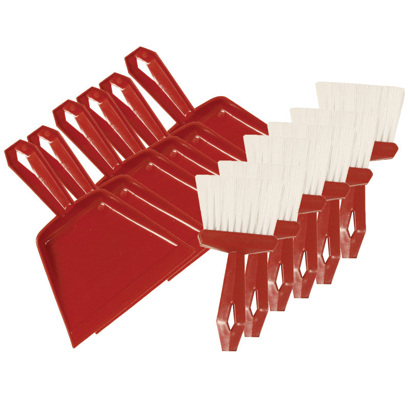 S.M. ARNOLD, INC. - Dust Pan & Whisk Broom Set, Pack of 6
