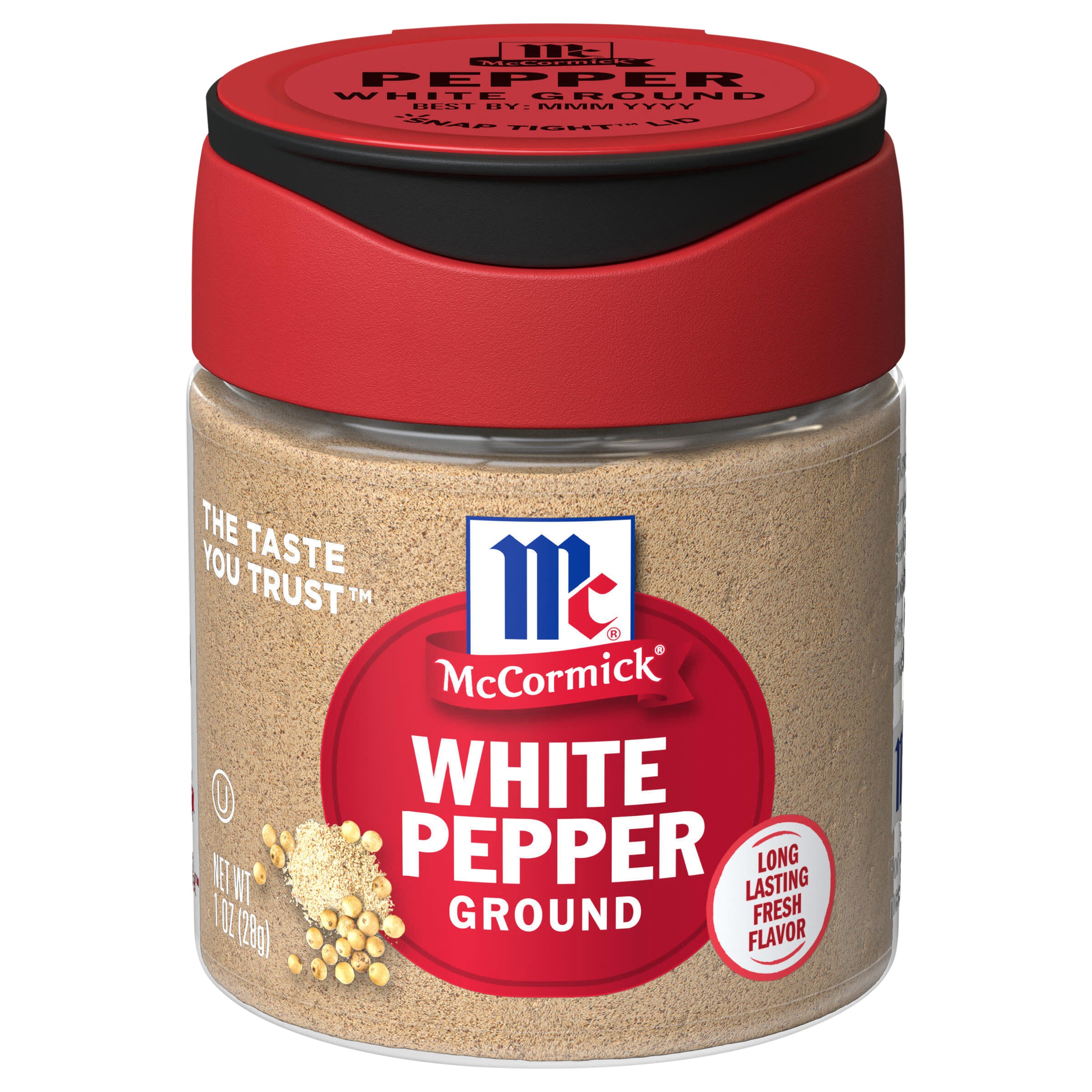 McCormick White Pepper - Ground, 1 oz - Case of 6
