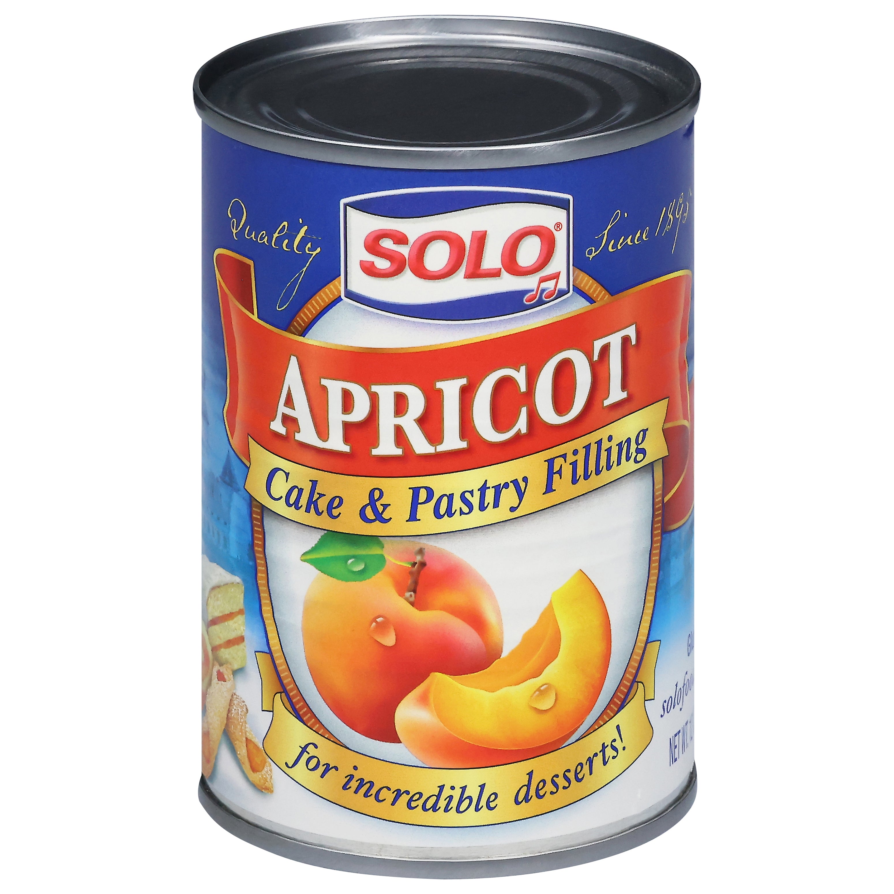 Solo Apricot Cake & Pastry Filling 12 oz - Case of 6