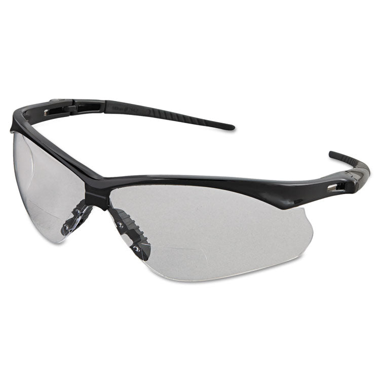 KleenGuard - V60 Nemesis Rx Reader Safety Glasses, Black Frame, Clear Lens, +2.5 Diopter Strength