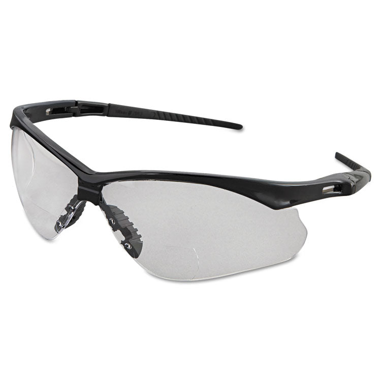 KleenGuard - V60 Nemesis Rx Reader Safety Glasses, Black Frame, Clear Lens, +2.0 Diopter Strength