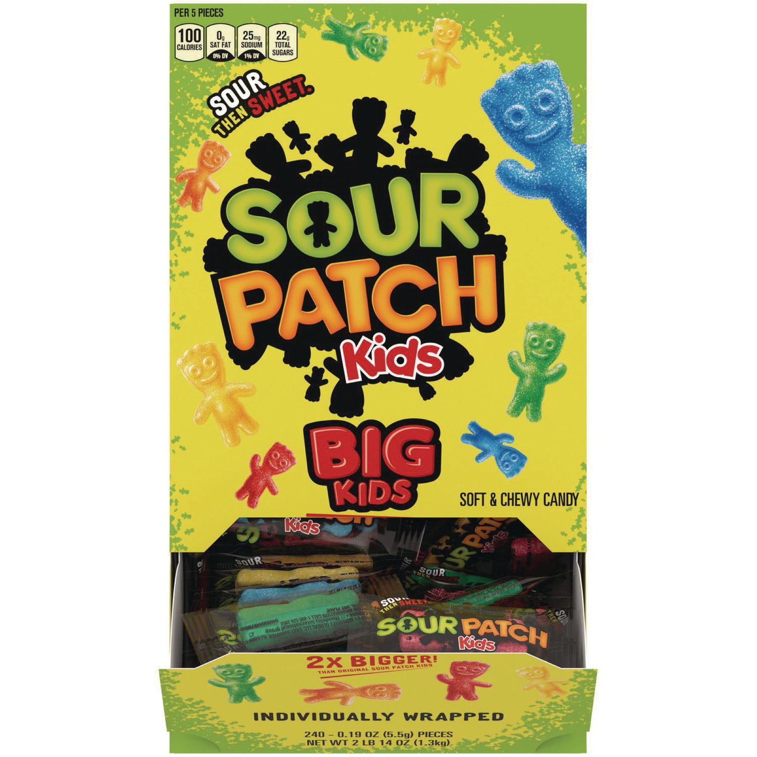 Fruit Flavored Candy, Grab-and-Go, 240 Pieces/Box