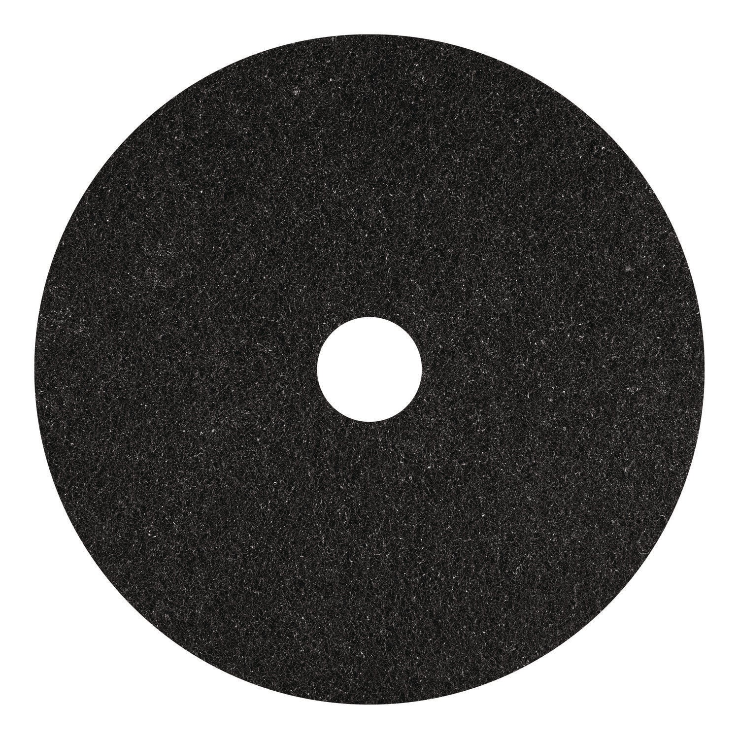 Stripping Pad, 15" Diameter, Black, 5/Carton