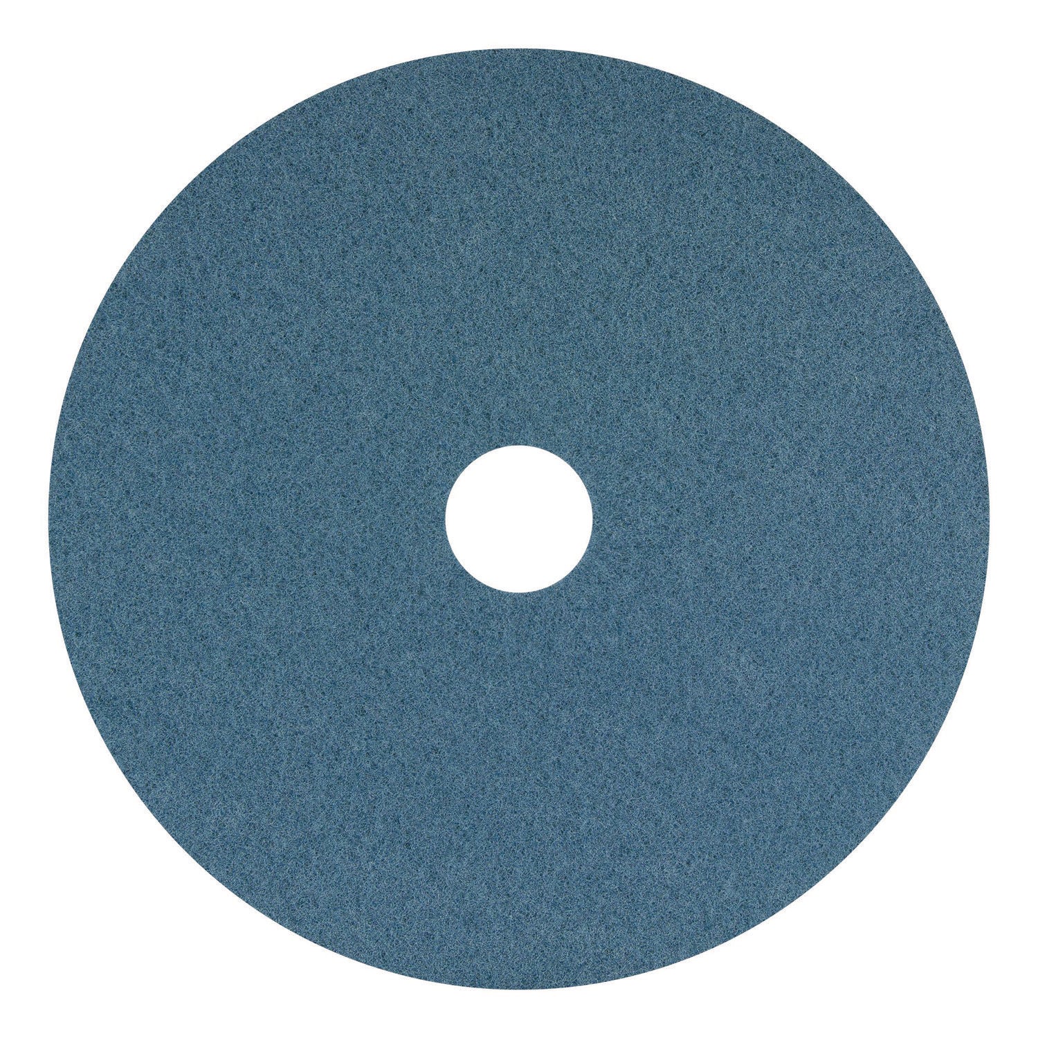 Cleaner Pad, 20" Diameter, Blue, 5/Carton