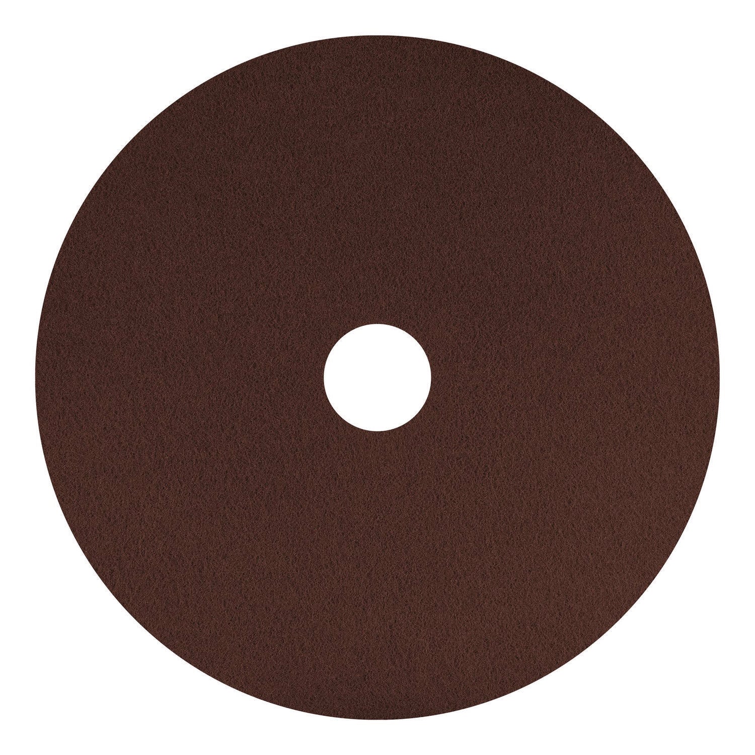 EcoPrep EPP Specialty Pad, 15" Diameter, Maroon, 10/Carton