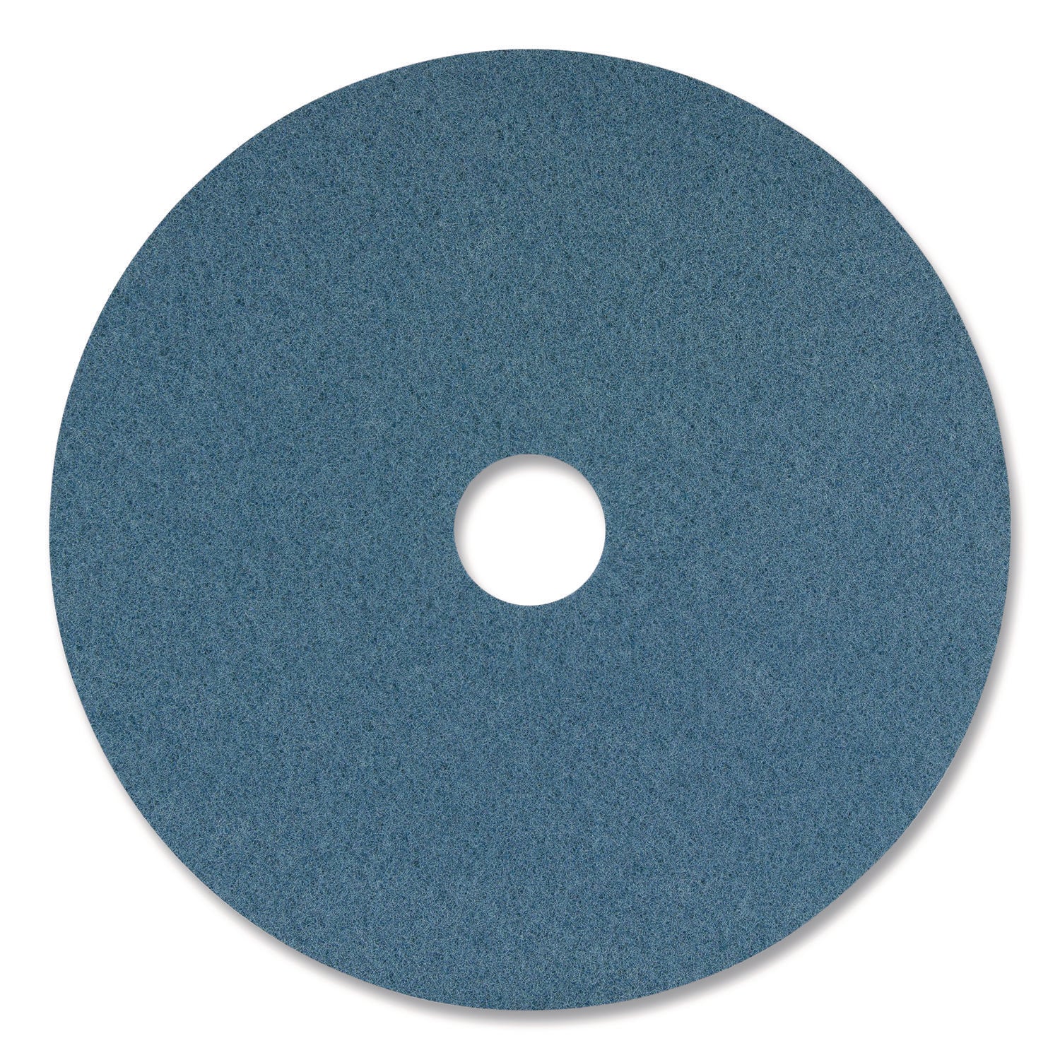 Cleaner Pad, 16" Diameter, Blue, 5/Carton