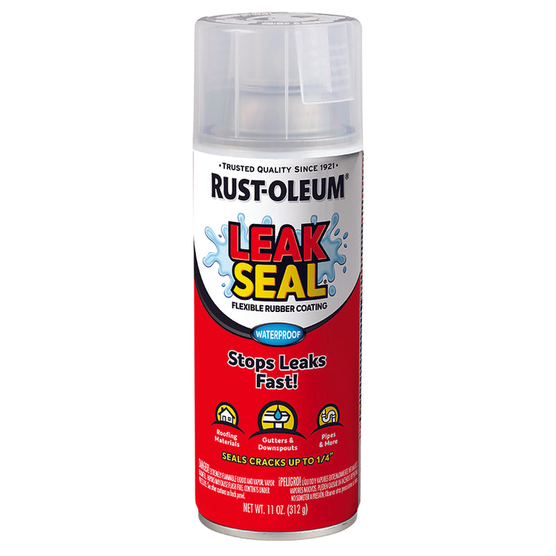 RUST-OLEUM - Rust-Oleum Clear Leakseal Flexible Rubber Sealant 11 oz