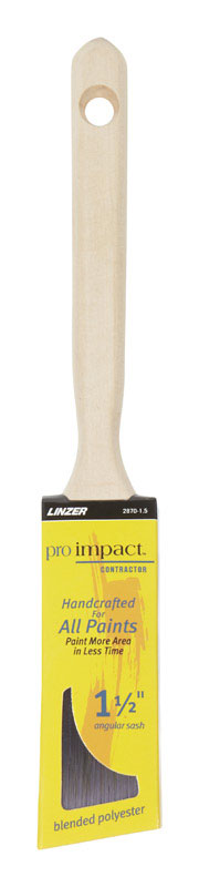 LINZER - Linzer Pro Impact 1-1/2 in. Angle Trim Paint Brush - Case of 6 [2870 PIC 0150]