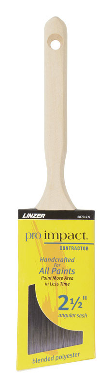 LINZER - Linzer Pro Impact 2-1/2 in. Angle Trim Paint Brush - Case of 6 [2870 PIC 0250]