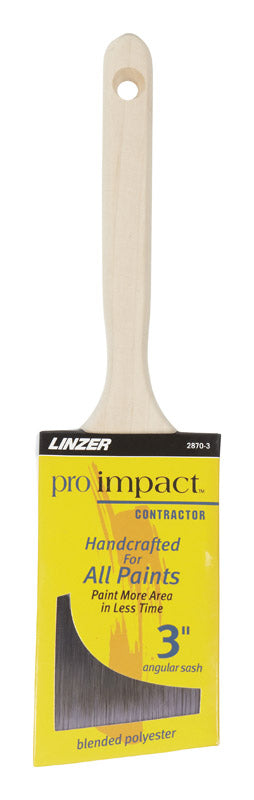 LINZER - Linzer Pro Impact 3 in. Angle Paint Brush