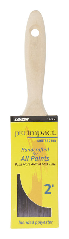 LINZER - Linzer Pro Impact 2 in. Flat Paint Brush [1870 PIC 0200]