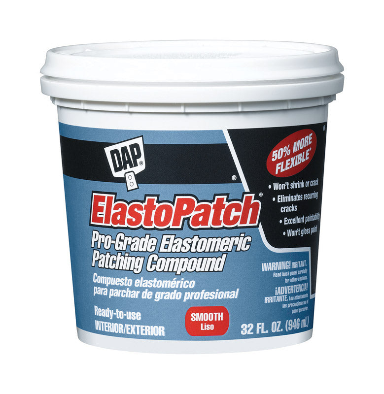 DAP - DAP ElastoPatch Ready to Use White Patching Compound 32 oz