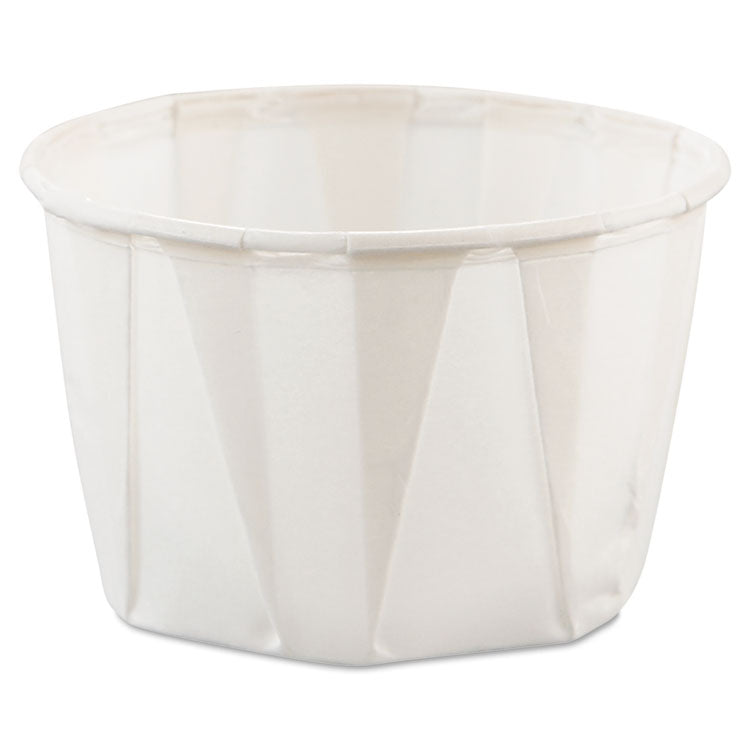 Dart - Paper Portion Cups, 2 oz, White, 250/Bag, 20 Bags/Carton