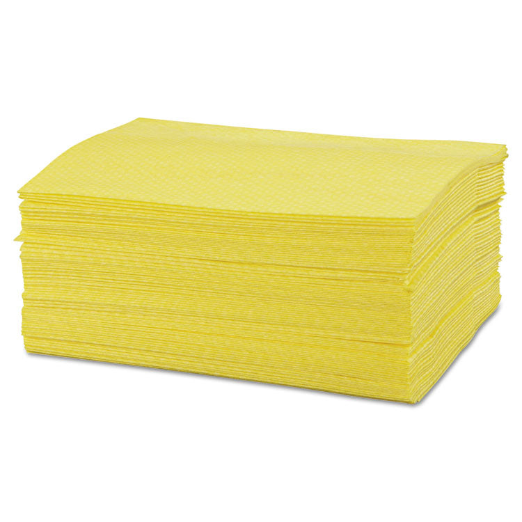 Chix - Masslinn Dust Cloths, 1-Ply, 16 x 24, Unscented, Yellow, 50/Pack, 8 Packs/Carton