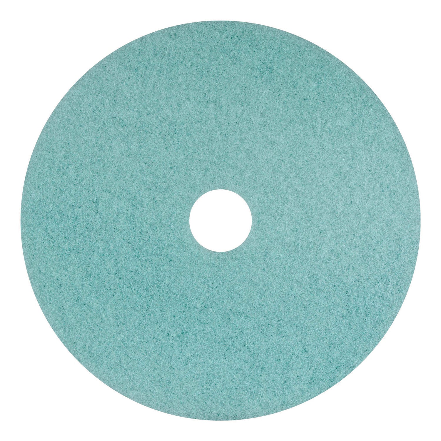 Luster Lite Burnishing Pad, 20" Diameter, Sky Blue, 5/Carton