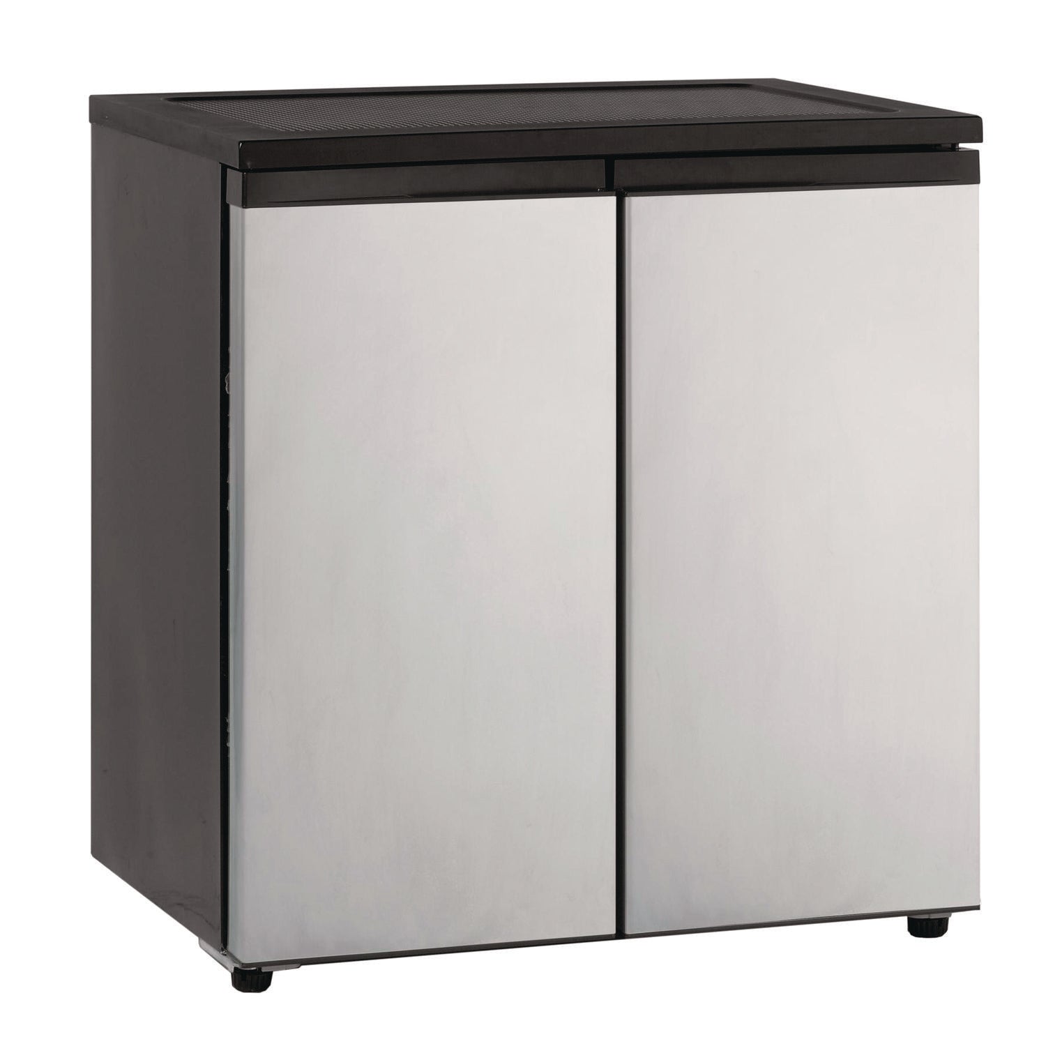 5.5 Cu.Ft. Side by Side Refrigerator/Freezer, Black/Platinum