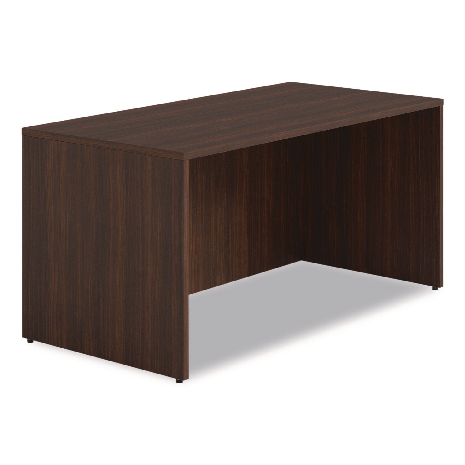 Alera Seville Series Desk Shell, 60" x 30" x 29", Mahogany