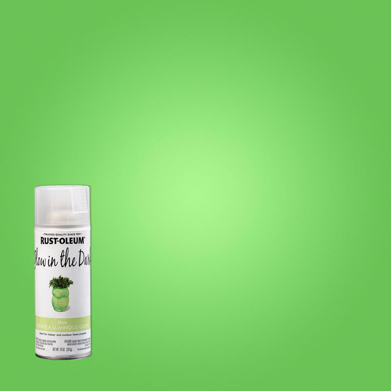 RUST-OLEUM - Rust-Oleum Specialty Flat Green Glow-in-the-Dark Spray Paint 10 oz