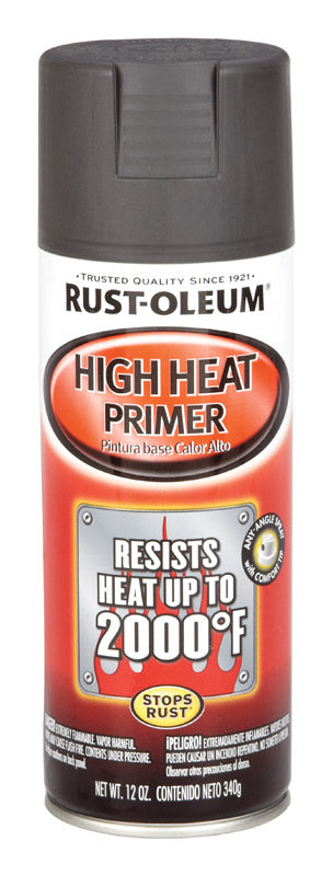 RUST-OLEUM - Rust-Oleum High Heat Gray Automotive Spray Primer 12 oz