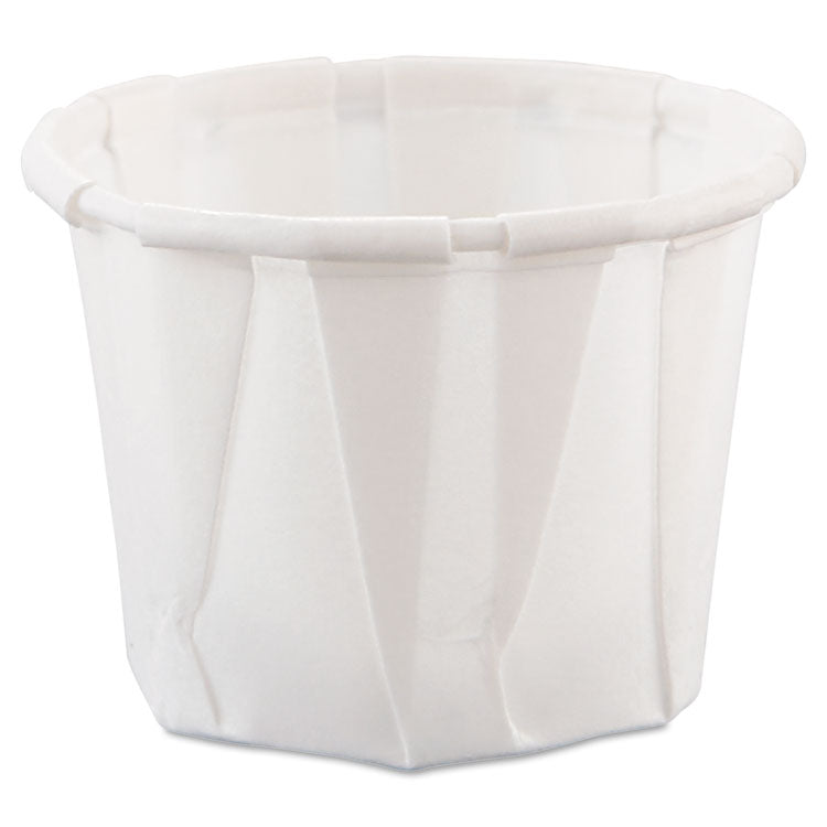 Dart - Paper Portion Cups, 0.75 oz, White, 250/Bag, 20 Bags/Carton