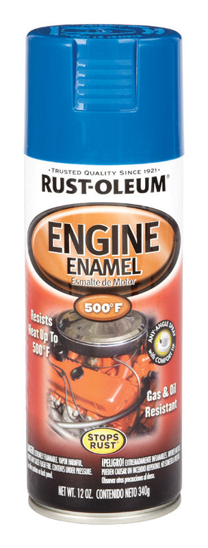 RUST-OLEUM - Rust-Oleum Automotive Smooth Ford Blue Engine Enamel Spray 12 oz - Case of 6