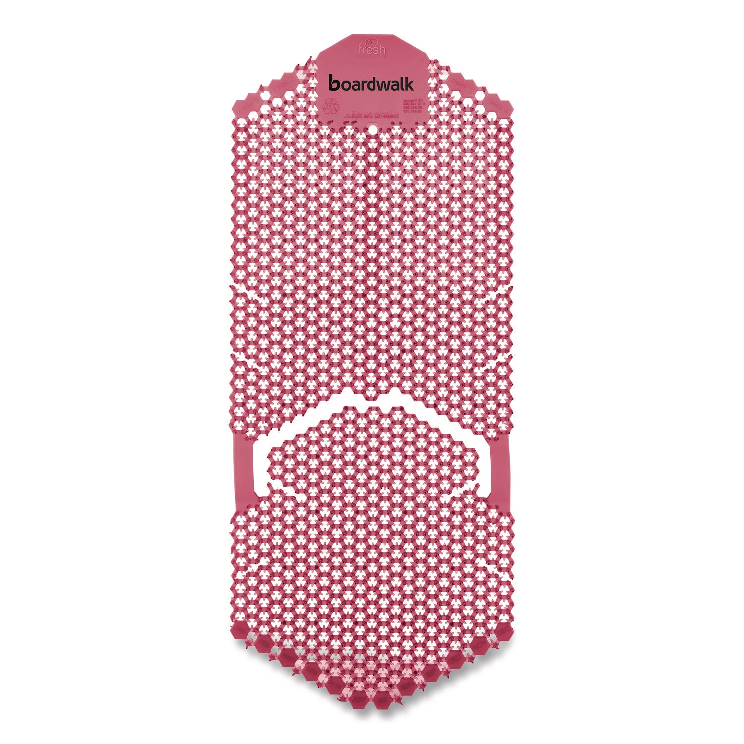Vertical Urinal Screen, Spiced Apple Scent, Red, 5.22 oz, 6/Carton