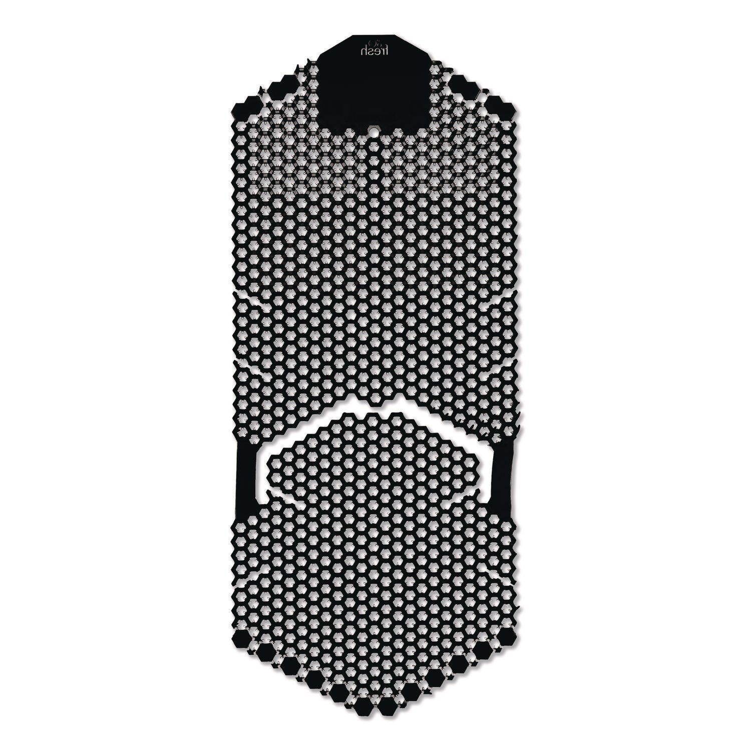 Vertical Urinal Screen, Midnight Coast Scent, Black, 5.22 oz, 6/Carton