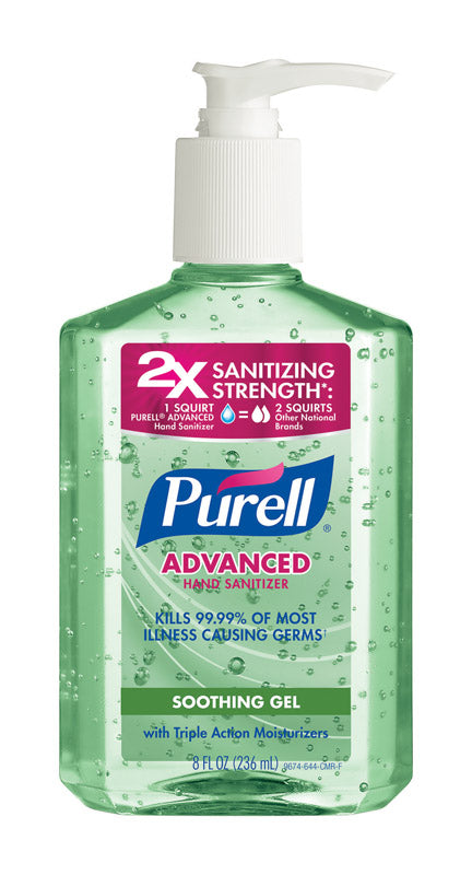 PURELL - Purell Aloe Scent Gel Advanced Hand Sanitizer 8 oz - Case of 12