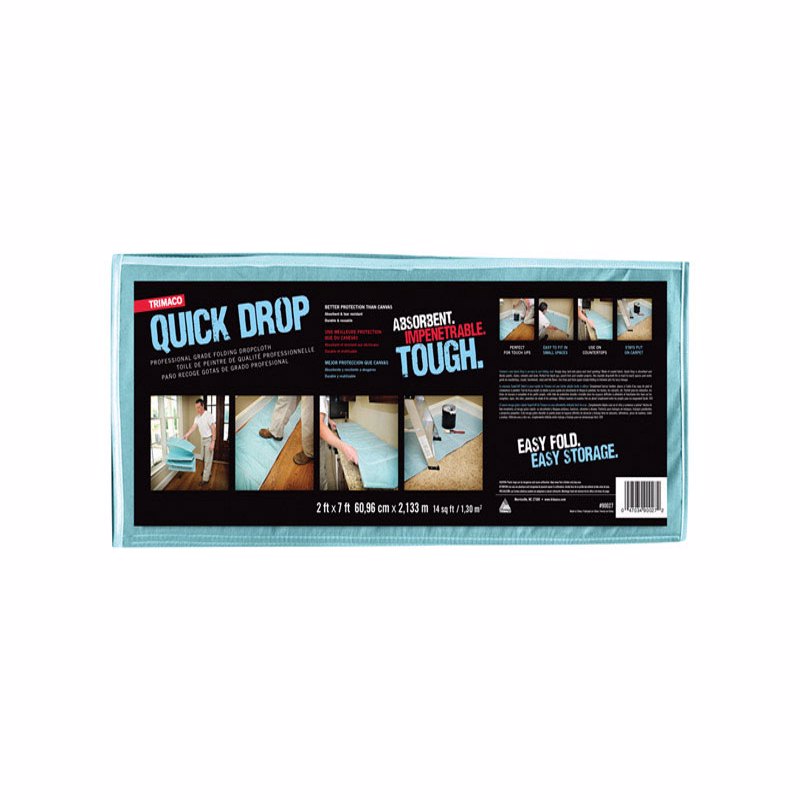 TRIMACO - Quick Drop 2 ft. W X 7 ft. L Drop Cloth 1 pk