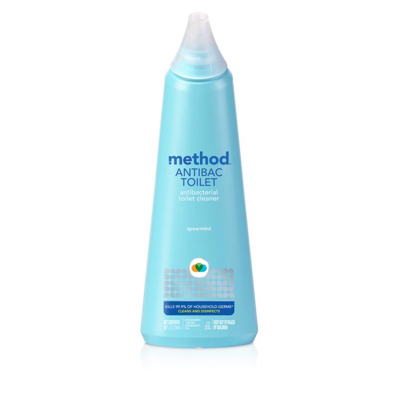 METHOD - Method Spearmint Scent Antibacterial Toilet Bowl Cleaner 24 oz Liquid - Case of 6