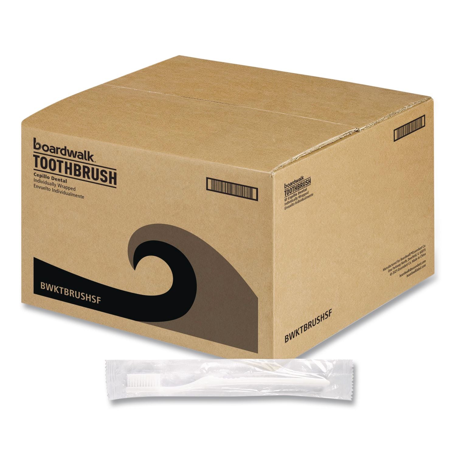 Toothbrush, White, 144/Carton