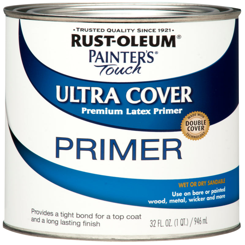 RUST-OLEUM - Rust-Oleum Painters' Touch Ultra Cover White Primer 1 qt - Case of 2