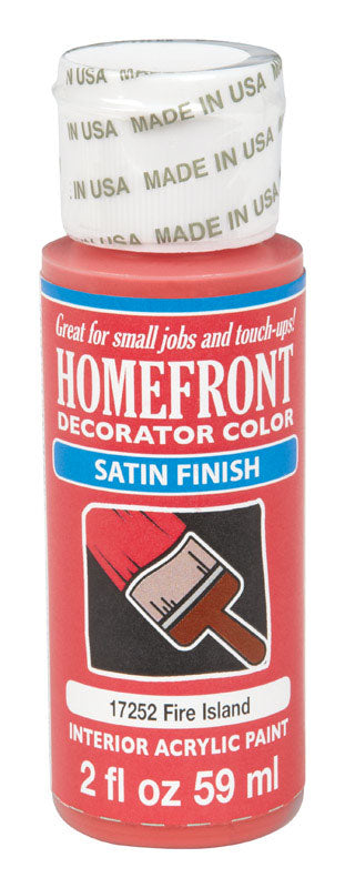 HOMEFRONT - Homefront Satin Fire Island Hobby Paint 2 oz - Case of 3
