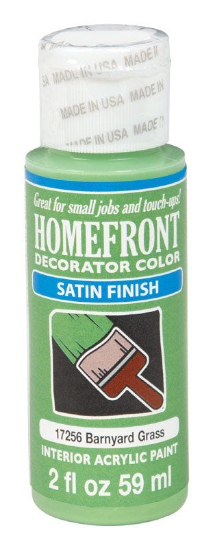 HOMEFRONT - Homefront Satin Barnyard Grass Hobby Paint 2 oz - Case of 3