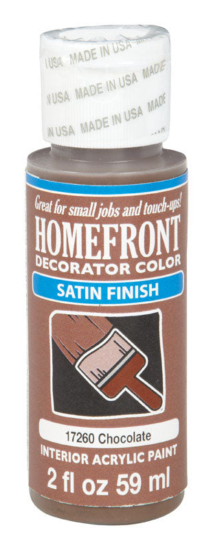 HOMEFRONT - Homefront Satin Chocolate Hobby Paint 2 oz - Case of 3