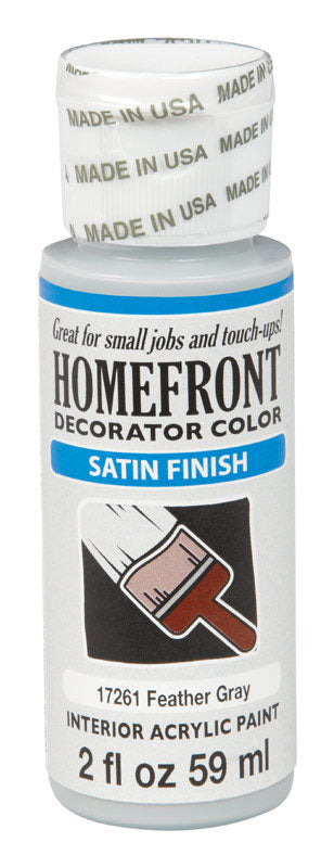 HOMEFRONT - Homefront Satin Feather Gray Hobby Paint 2 oz - Case of 3