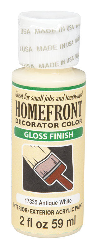 HOMEFRONT - Homefront Gloss Antique White Hobby Paint 2 oz - Case of 3