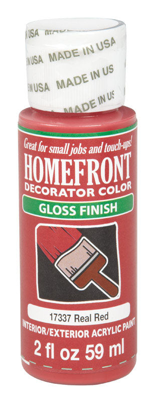 HOMEFRONT - Homefront Gloss Real Red Hobby Paint 2 oz - Case of 3