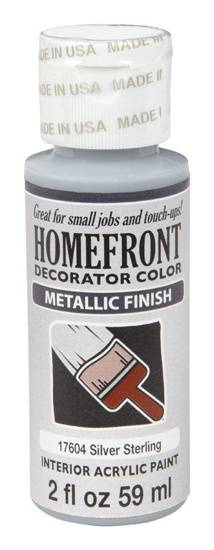HOMEFRONT - Homefront Metallic Silver Sterling Hobby Paint 2 oz - Case of 3
