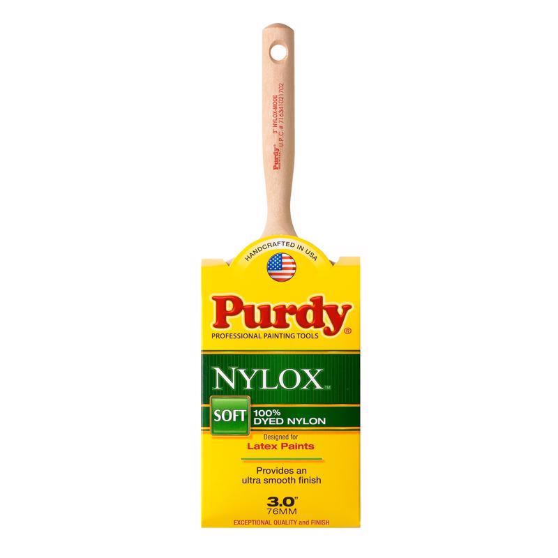 PURDY - Purdy Nylox Mode 3 in. Soft Flat Trim Paint Brush