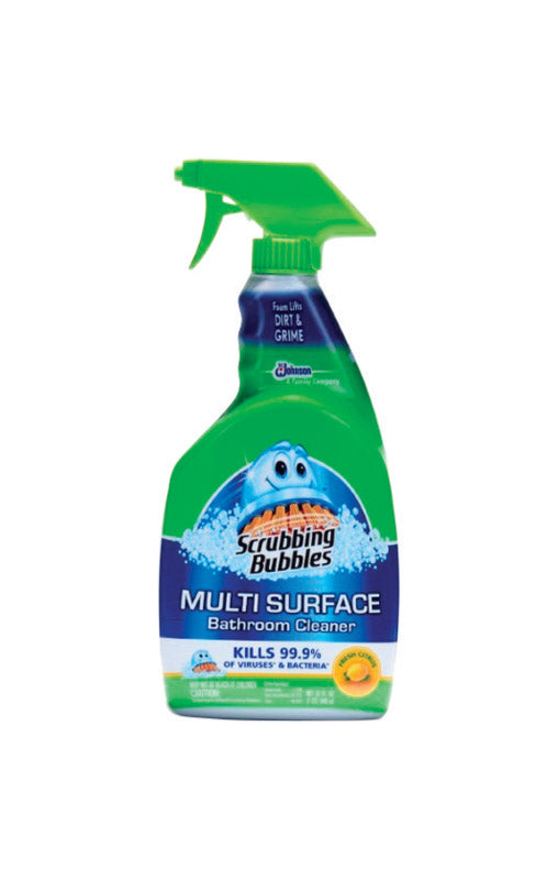 SCRUBBING BUBBLES - Scrubbing Bubbles Citrus Scent Bathroom Cleaner 32 oz Spray - Case of 8