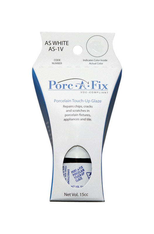 PORC-A-FIX - Porc-A-Fix Porcelain As White Touch-Up Glaze 15 cc