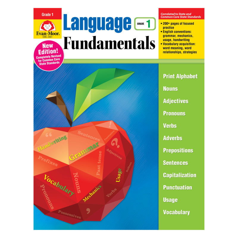 EVAN-MOOR - Language Fundamentals, Grade 1 - Teacher Reproducibles